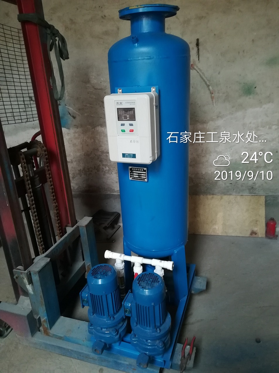 定压补水装置发往北京大兴亦庄