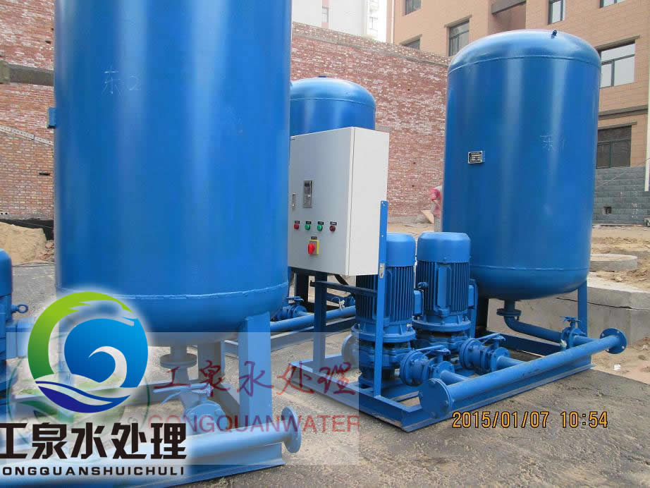 全自动定压补水设备配套高效除砂器发往贵州贵阳